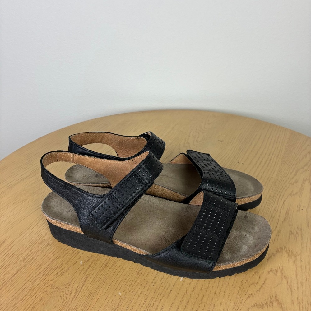 Naot Vivian Leather Platform Sandals Women's EU 37 US 6 Comfort Minimalist